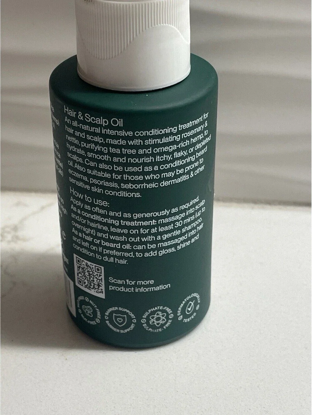 Balmonds Natural Hair & Scalp Oil - Tea Tree & Rosemary - 50 mL / 1.7 fl oz